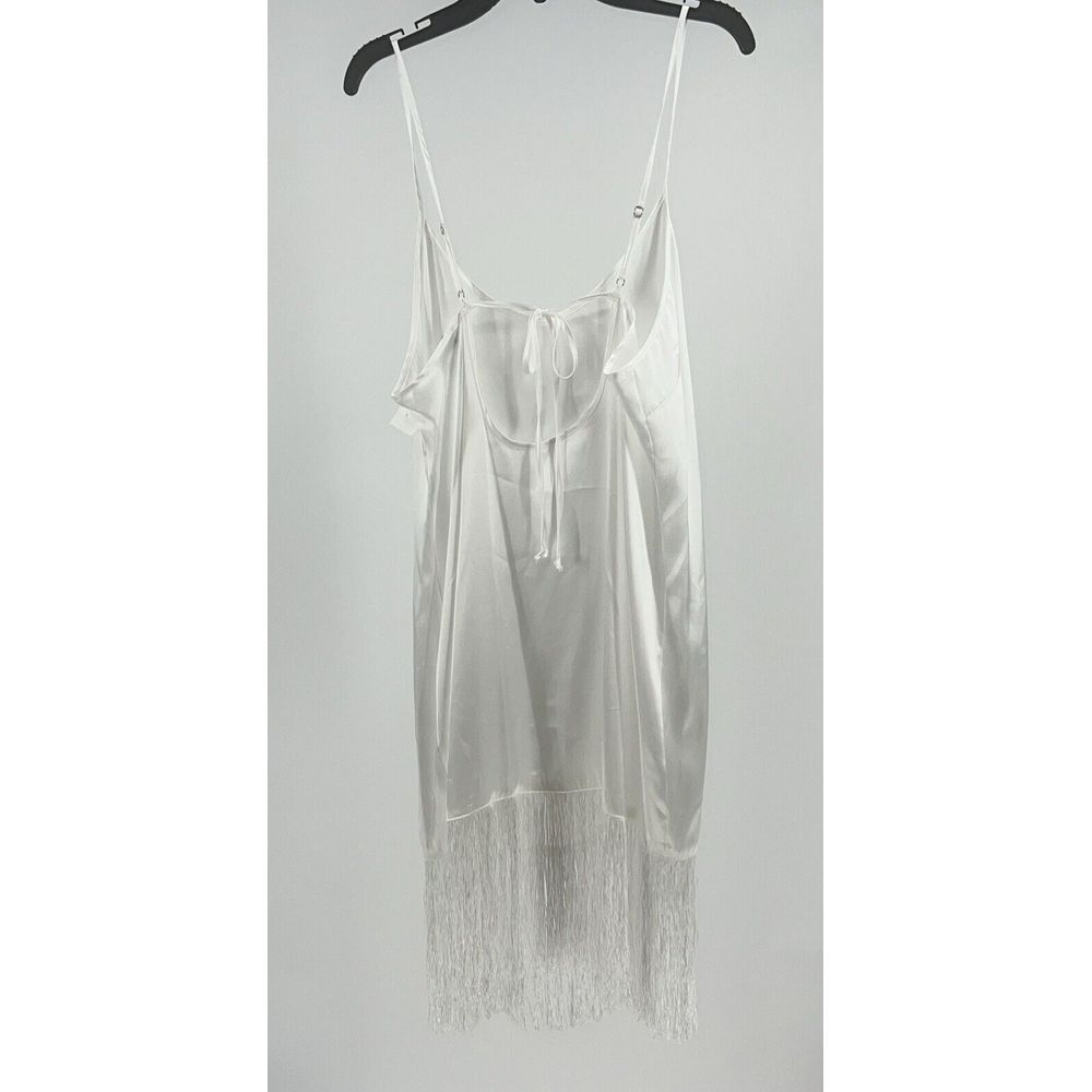 In Bloom By Jonquil Size S P. Chemise‎ Gown Ivory Fringe. Nordstrom NWOT